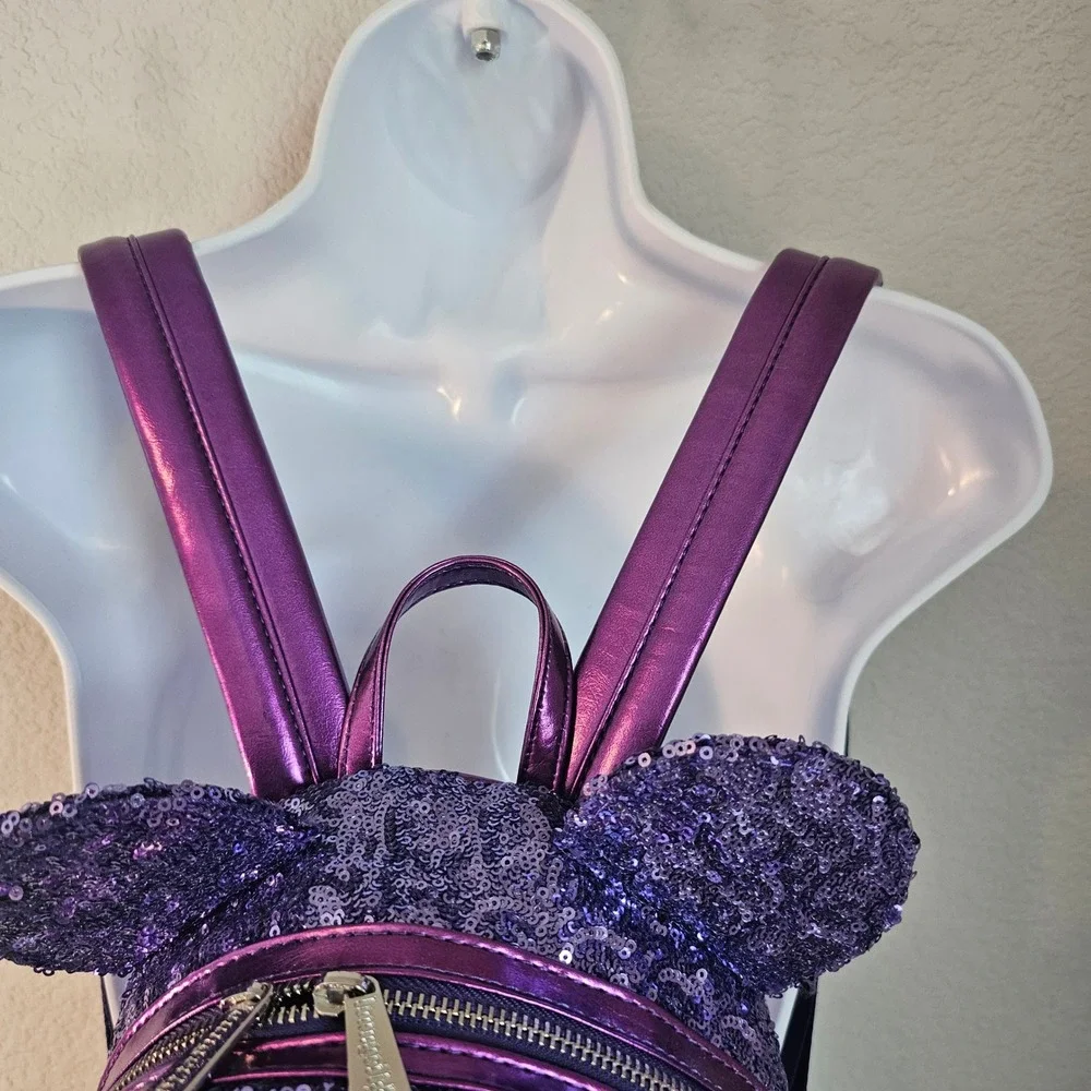 Loungelfy‎ purple potion retired sequin backpack mini